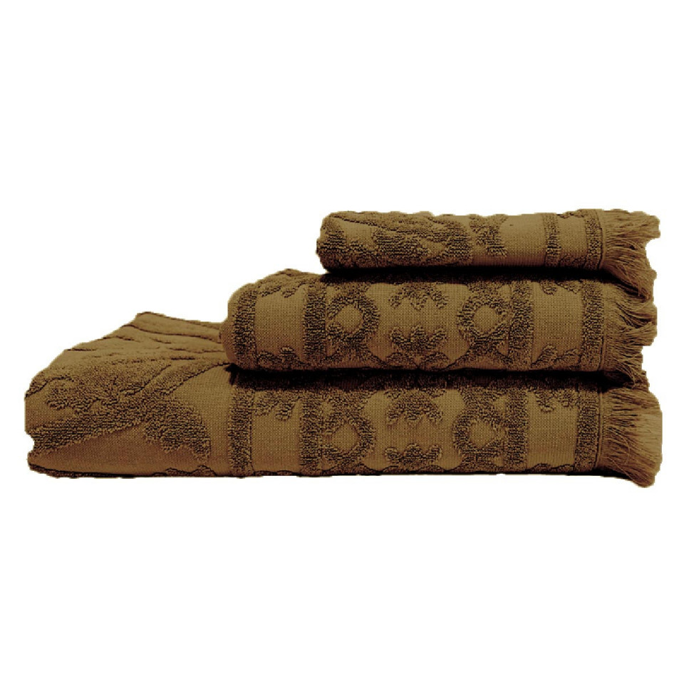 Serviette de Bain Éponge à Motifs Coton Lin UBUD  