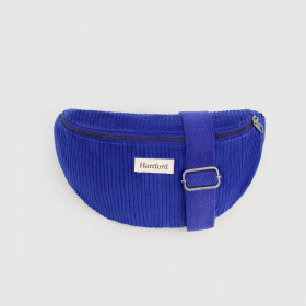 Banane en Velours Côtelé ETNA BAG saphir hartford