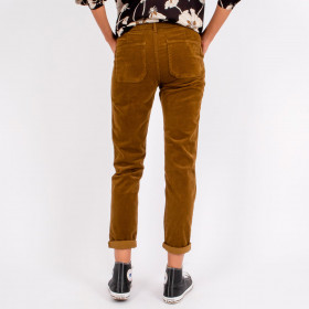 Pantalon Cargo Velours Tresor Bronze Hod Paris
