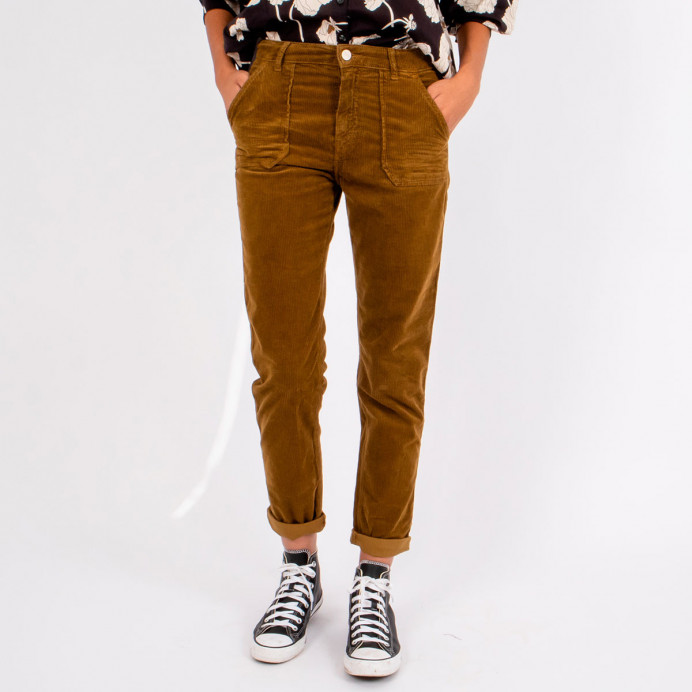 Pantalon Cargo Velours Tresor