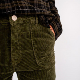 Pantalon Cargo Velours Tresor Army Hod Paris