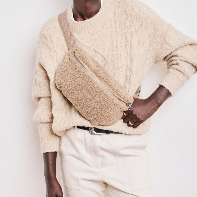 Banane Bouclette Sherpa ELVIRE BAG