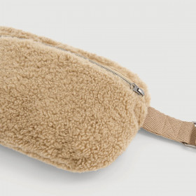 Banane Bouclette Sherpa ELVIRE BAG beige Hartford