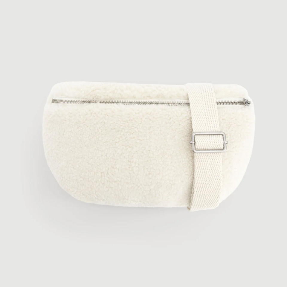 Banane Bouclette Sherpa ELVIRE BAG Naturel Hartford
