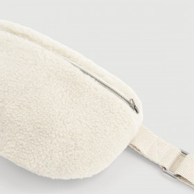 Banane Bouclette Sherpa ELVIRE BAG Naturel Hartford