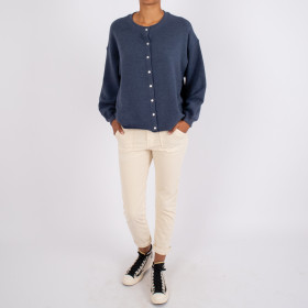 Pantalon Cargo Velours Tresor Cream Hod Paris