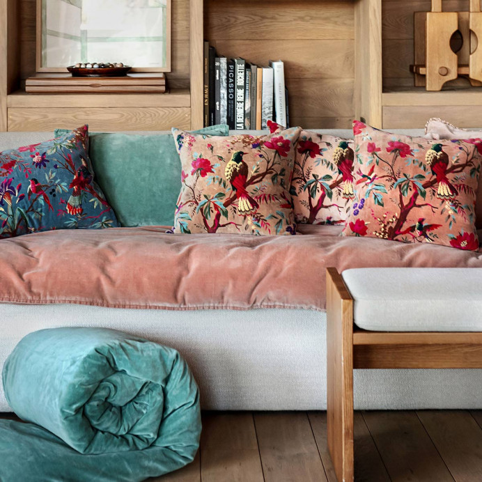Housse de Coussin BIRDY en Velours