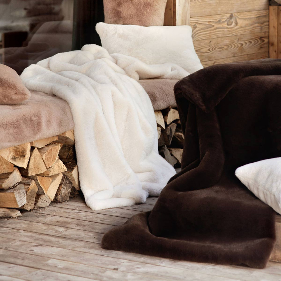 Plaid en Fausse Fourrure CHAMONIX 