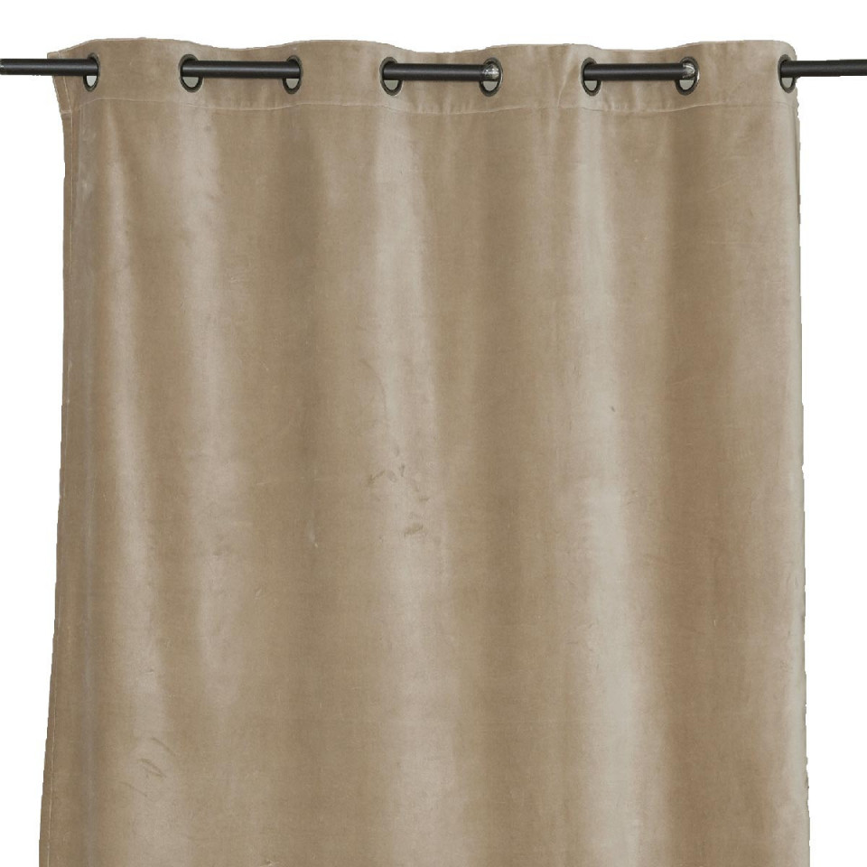Rideaux DELHI en Velours avec Oeillets - 135X300 