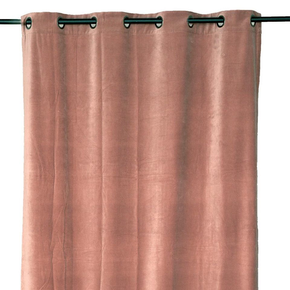 Rideaux DELHI en Velours avec Oeillets - 135X300 