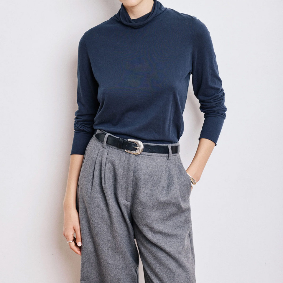 Col Roulé Coton Modal TYPIC Ink Hartford