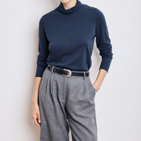 Col Roulé Coton Modal TYPIC Ink Hartford