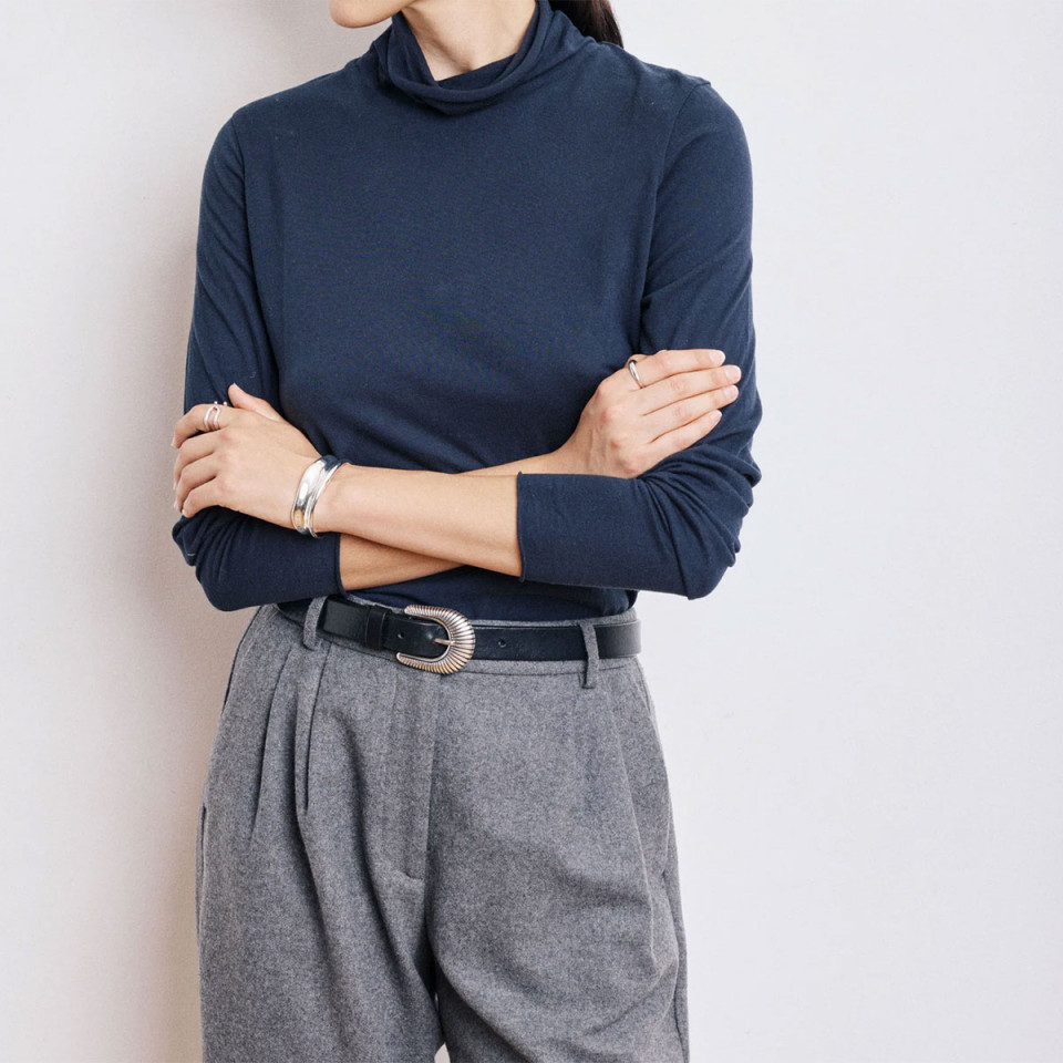 Col Roulé Coton Modal TYPIC Ink Hartford