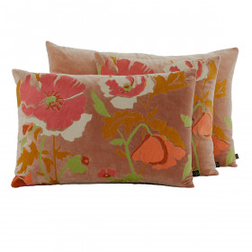 Housse de Coussin en Velours et Brodé BRISTOL  