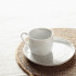 PORCELINO WHITE - Tasse et Soucoupe en Porcelaine