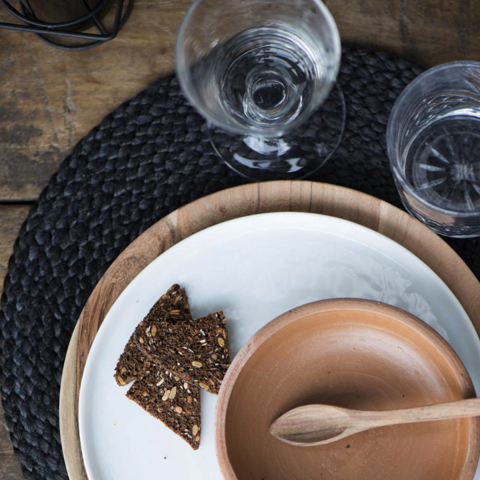 Set de Table Rond en Jute Naturel  