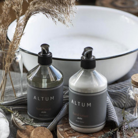Bassine Métal Emaillé Blanc Liseré Noir - IB Laursen