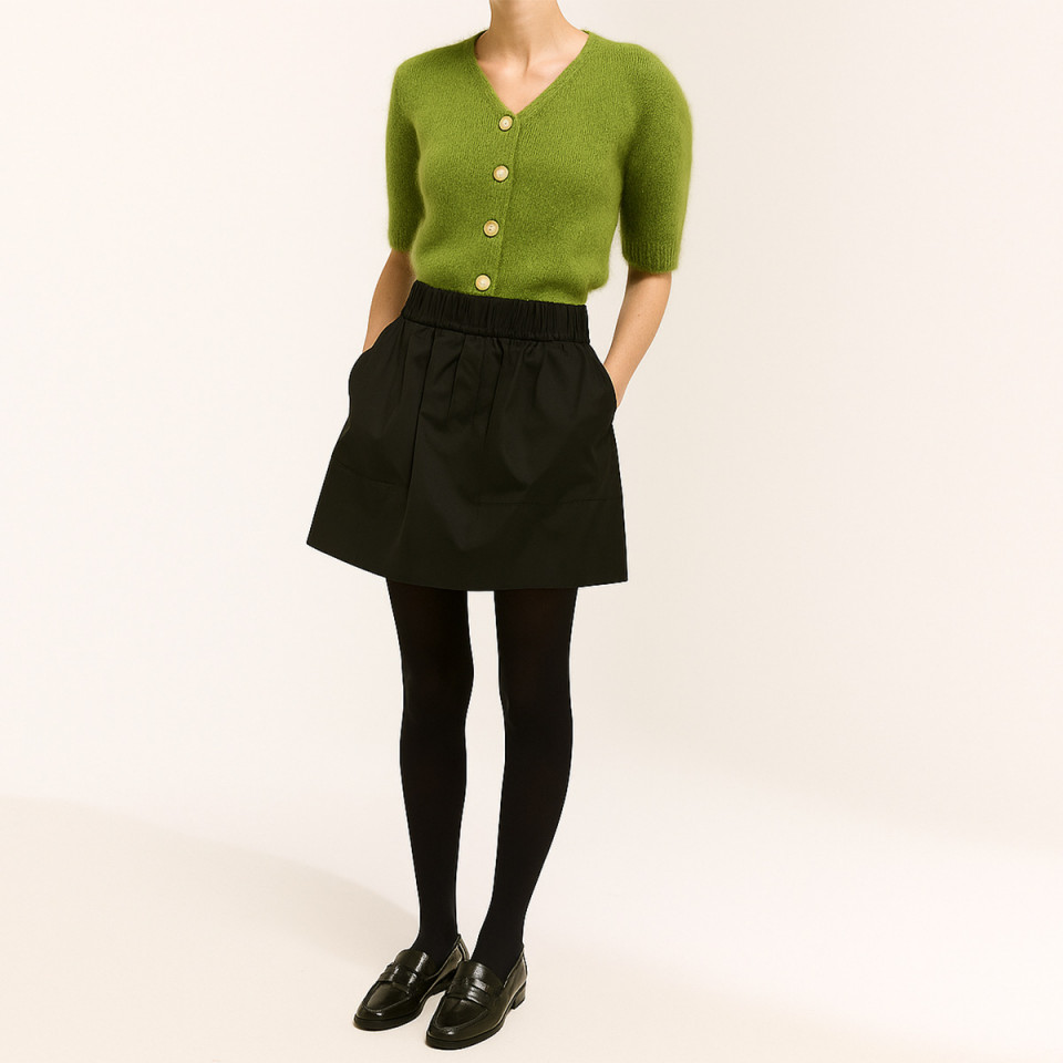 Cardigan Manches Courtes JUSTICE Moss Green Jc Sophie