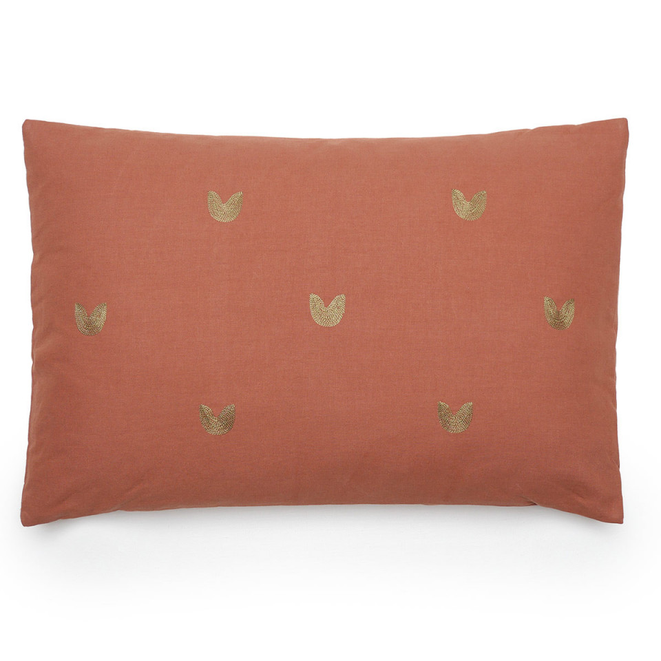 Housse de Coussin Brodé LEONIE  
