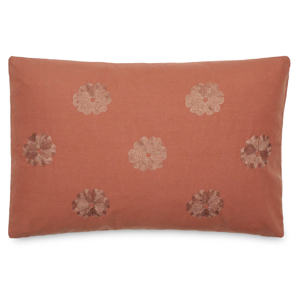 Housse de Coussin Brodé LEONIE  