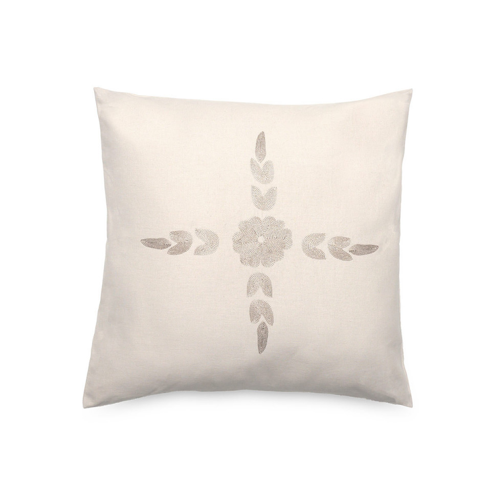 Housse de Coussin Brodé LEONIE  