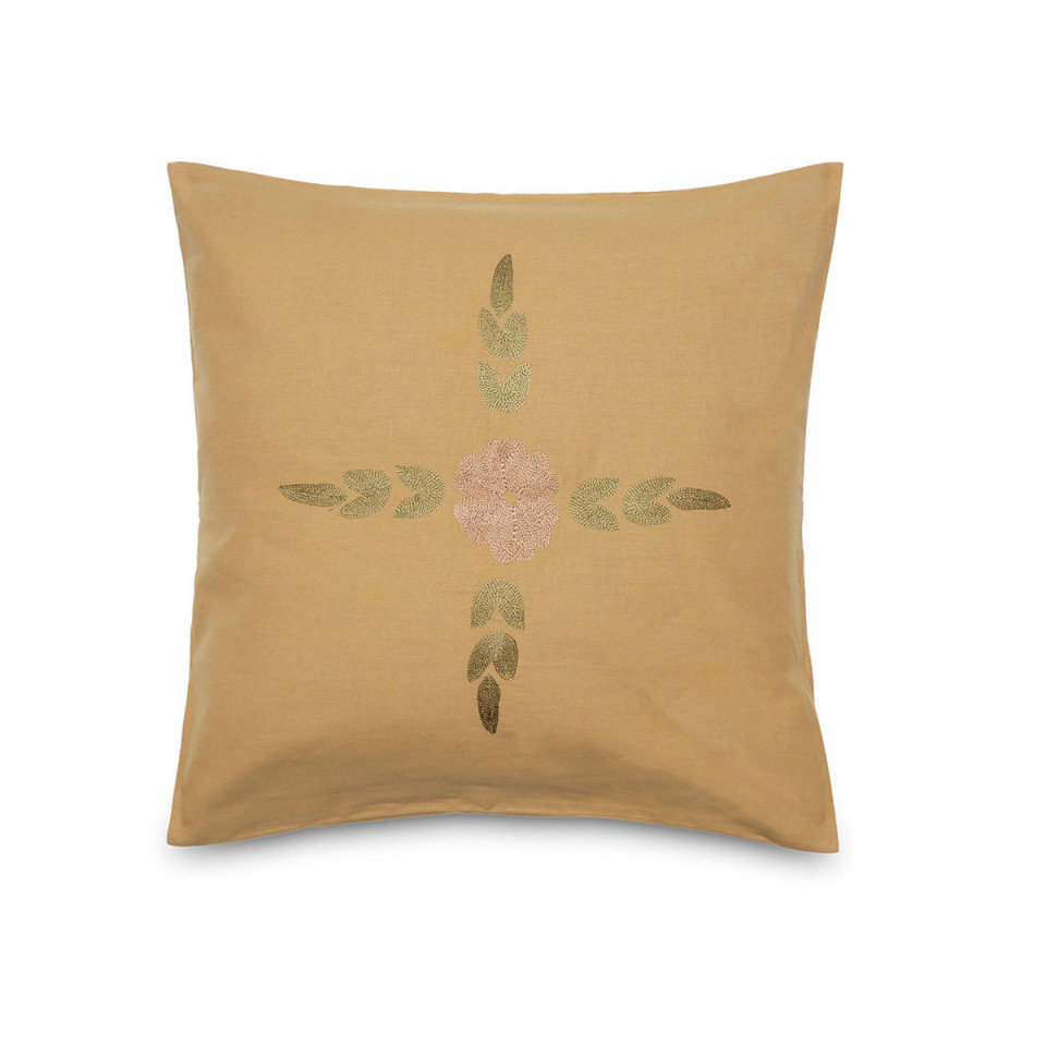 Housse de Coussin Brodé LEONIE  