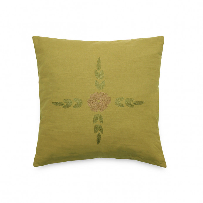 Housse de Coussin Brodé LEONIE