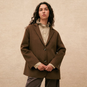 Veste Oversize Karaba Wool nut Hod Paris