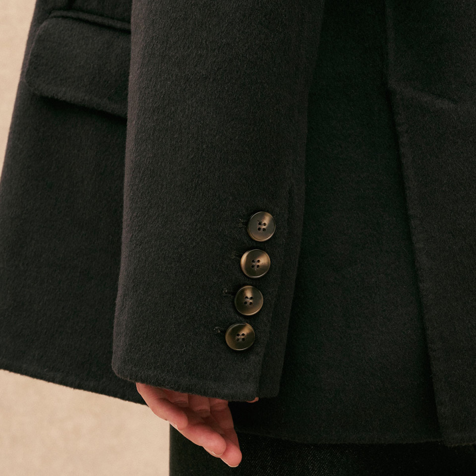 Veste Oversize Karaba Wool Anthracite Hod Paris