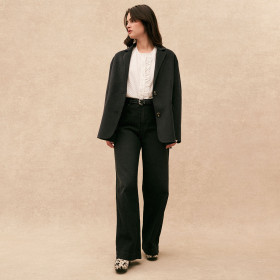 Veste Oversize Karaba Wool Anthracite Hod Paris