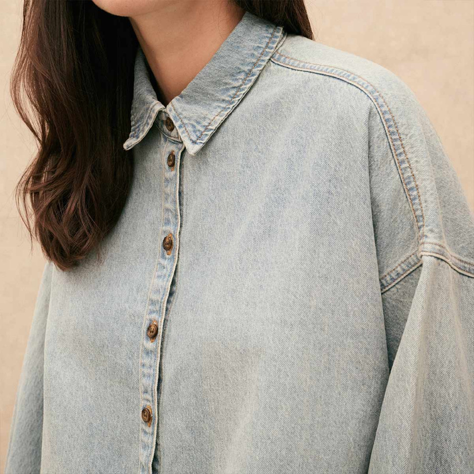 Chemise Coton Kelly Hod Paris  light Blue