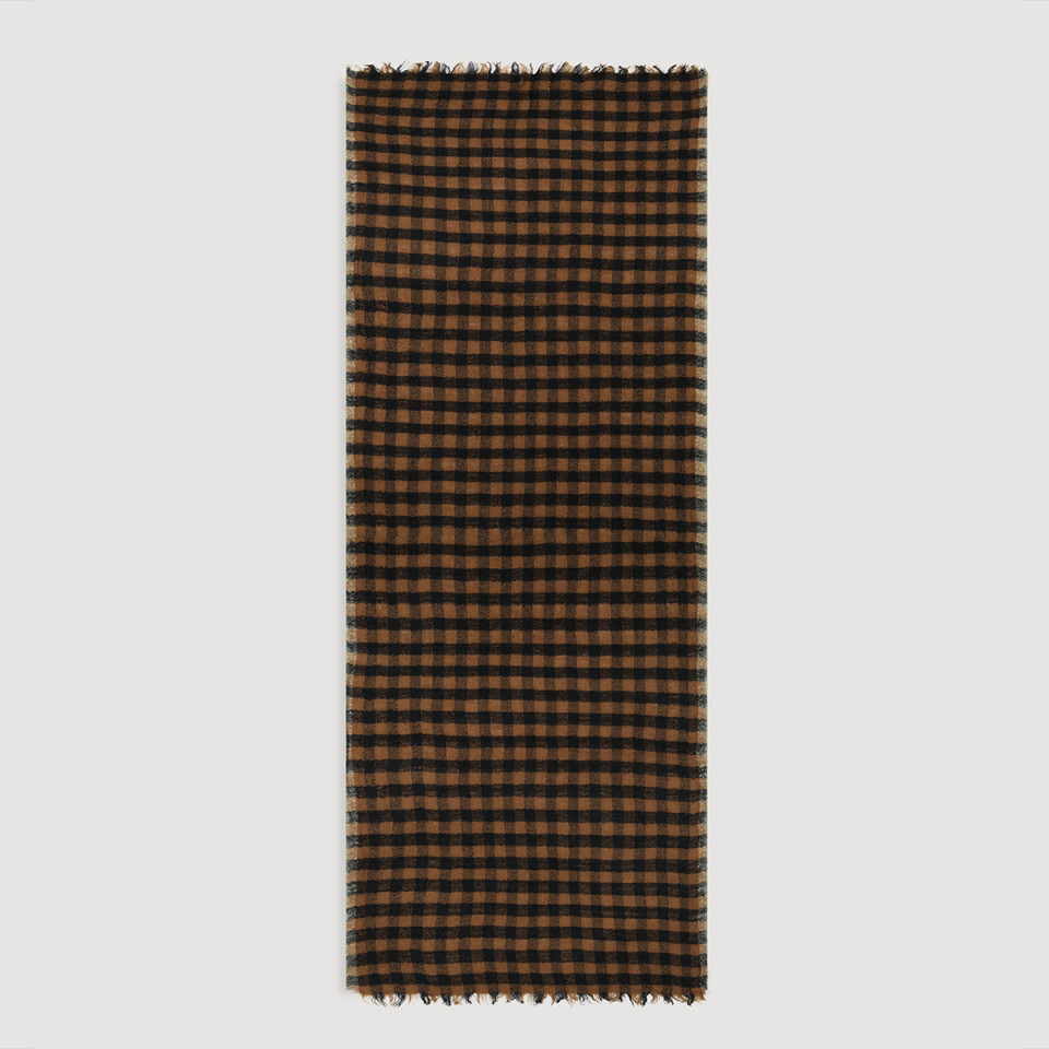 Echarpe en Laine BUFFALO SCARF Brun Hartford