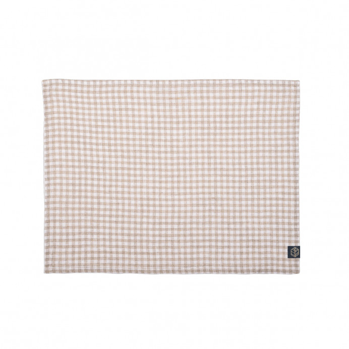Serviette ou Set de Table PIANA II Lin et Coton