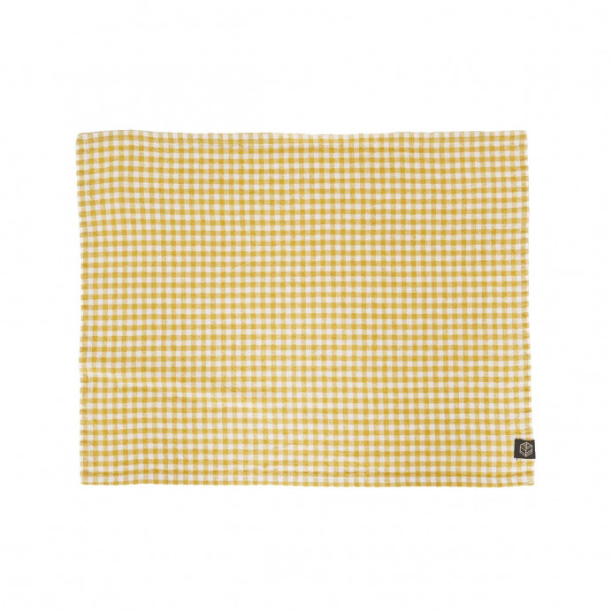 Serviette ou Set de Table PIANA II Lin et Coton