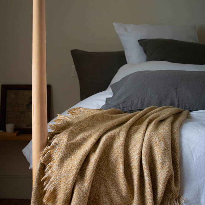 Couvre-lit Maxi Plaid en Fourrure LHASSA