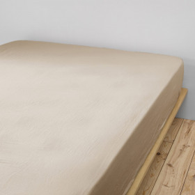 Drap housse Gaze de coton unie GAÏA  