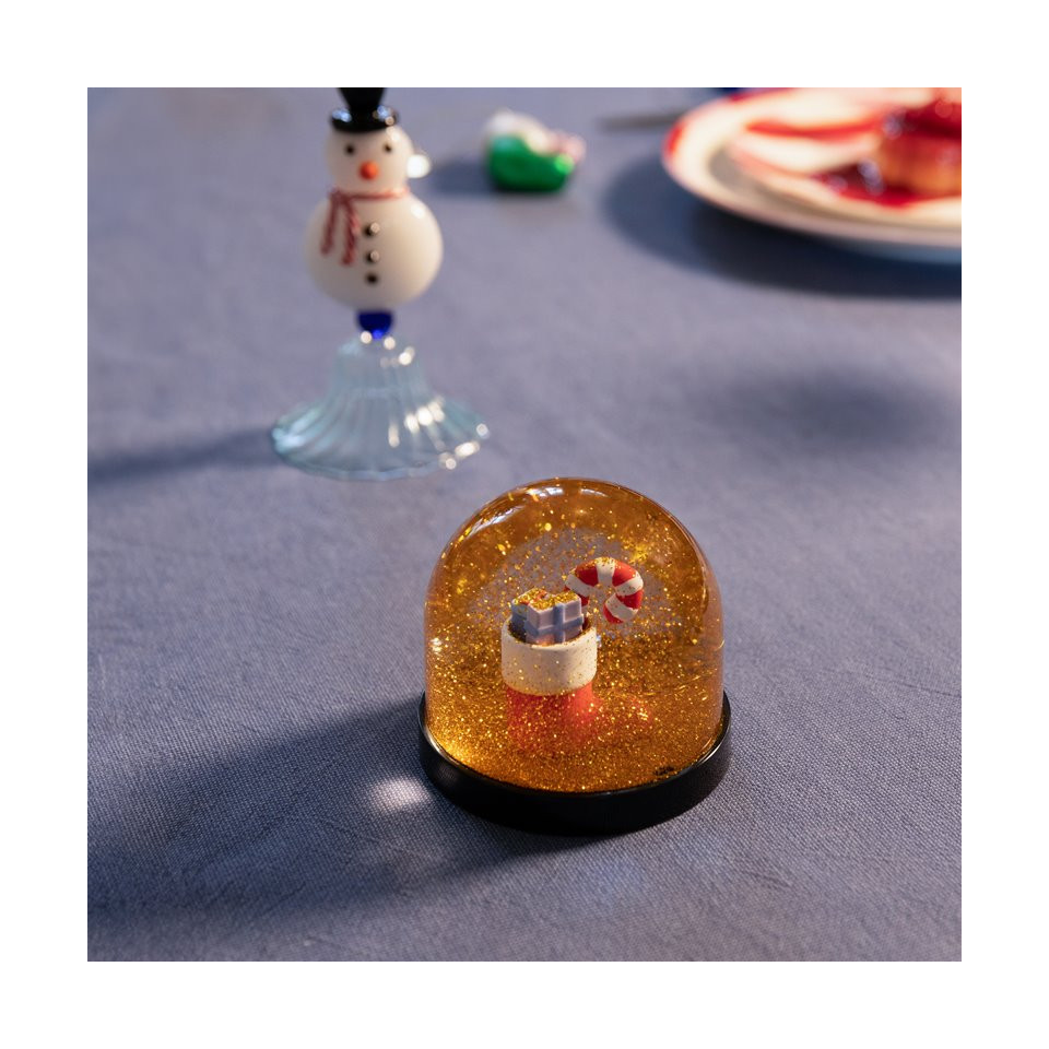 Boule à Neige Botte du père Noël