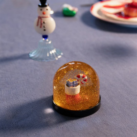 Boule à Neige Botte du père Noël