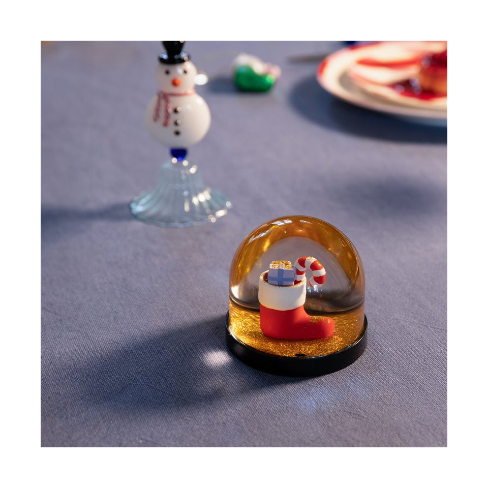 Boule à Neige Botte du père Noël