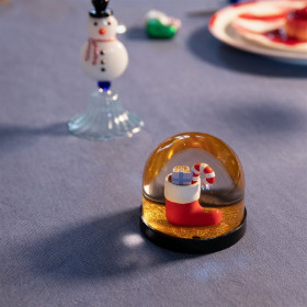 Boule à Neige Botte du père Noël