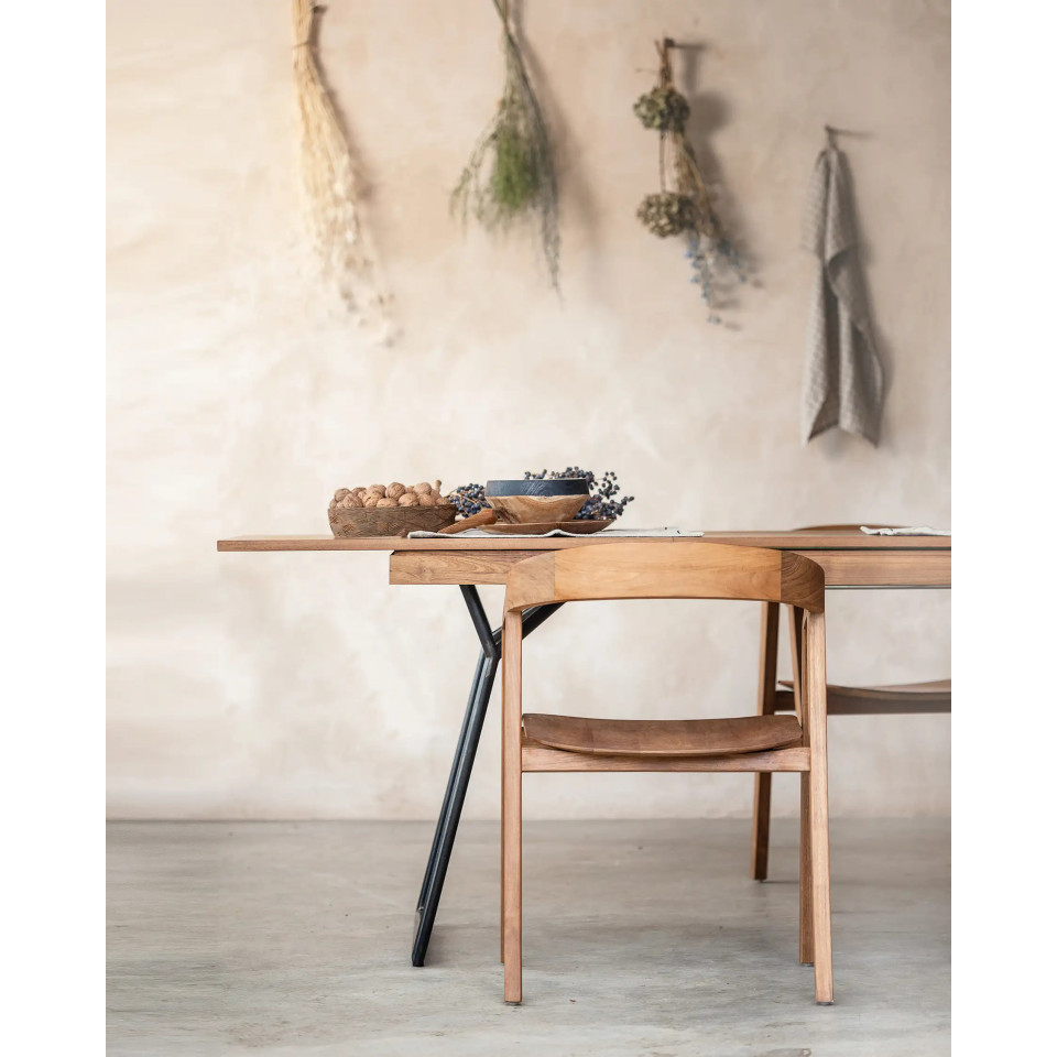 Chaise en teck ARC Naturel