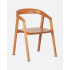 Chaise en teck ARC Naturel - DAREELS