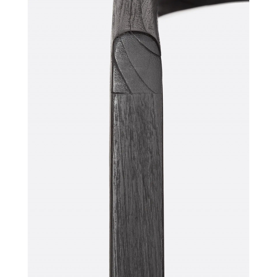 Chaise en teck ARC Noir