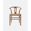 Chaise NATUREL en teck et corde ROB - Dareels