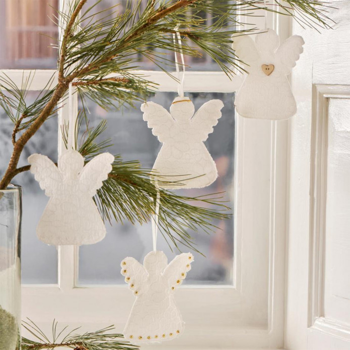 Anges en tissu à suspendre - IbLaursen