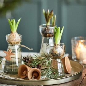 Cloche en argile à suspendre diam 6cm