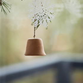 Cloche en argile à suspendre diam 5,5cm