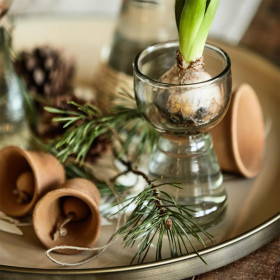 Cloche en argile à suspendre diam 5,5cm