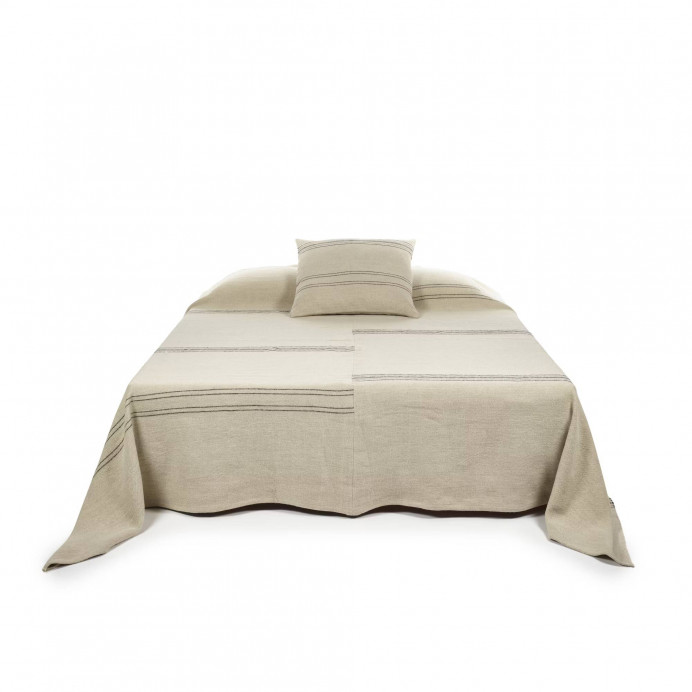 Couvre-Lit en Lin et Laine The Moroccan Stripe