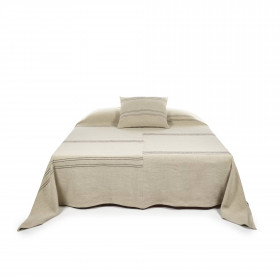 Couvre-Lit en Lin et Laine The Moroccan Stripe  